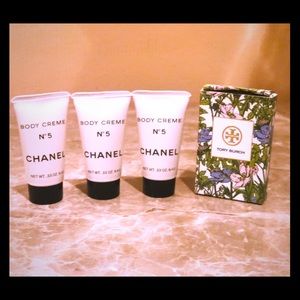 Chanel & Tory Burch sample sets